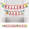 Big Dot of Happiness Carnival - Step Right Up Circus - Carnival Themed Baby Shower Bunting Banner - Party Decorations - Welcome Baby